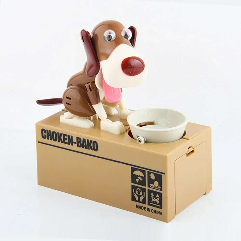 Interactive Robot Dog Piggy Bank for Kids