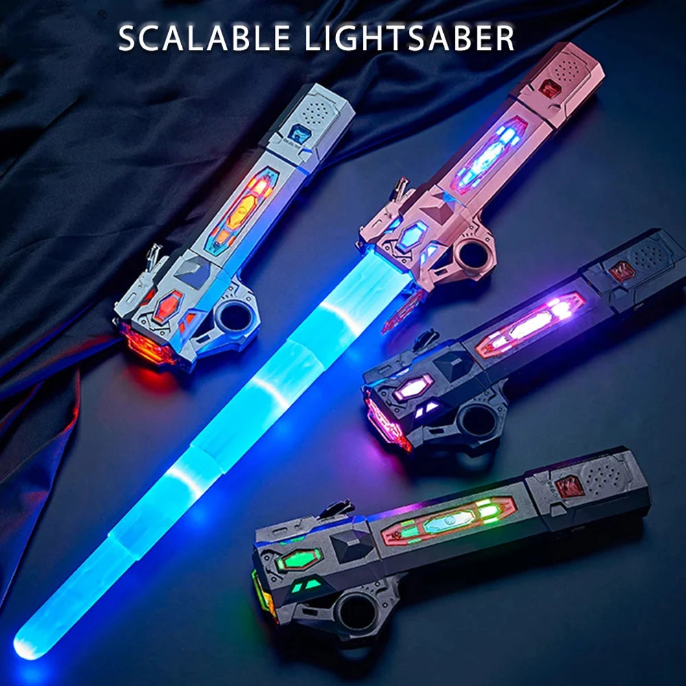 Glowing Telescopic Music Sword Toy for Kids