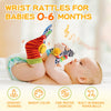 Baby Wrist Rattles and Foot Finder Socks Set
