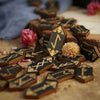 Wooden Rune Stone Set with Guide Book and Velvet Bag