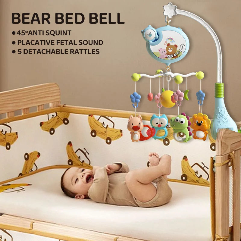 Baby Crib Mobile with Lullabies, Projector & Remote