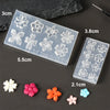 Floral Silicone Nail Art Stencils for 3D Design