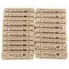 Set of 20 PU Leather "Made With Love" Sew-On Tags for Crafts and Garments