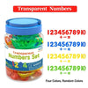 Translucent Colorful Letters & Numbers Set for Sensory Learning