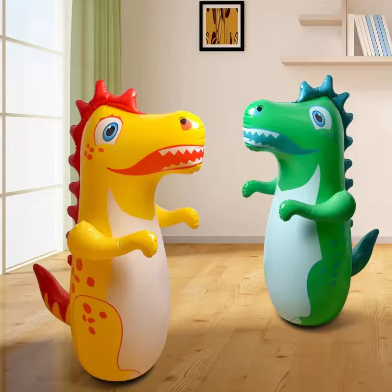 Inflatable Dinosaur Punching Bag Tumbler Toy for Kids