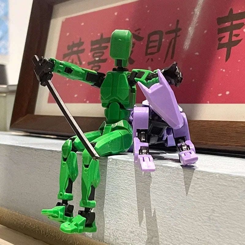 Poseable 3D Printed Robot Action Figure – Multi-Jointed Model for Creative Play
