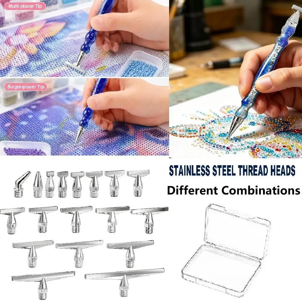Stainless Steel Diamond Painting Pen Tip Set