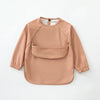 Waterproof Long-Sleeve Art Smock Bib for Toddlers
