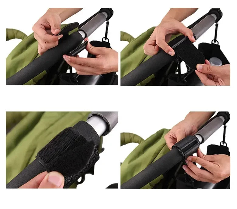 360° Rotating Stroller Hook for Bags & Diaper Packs