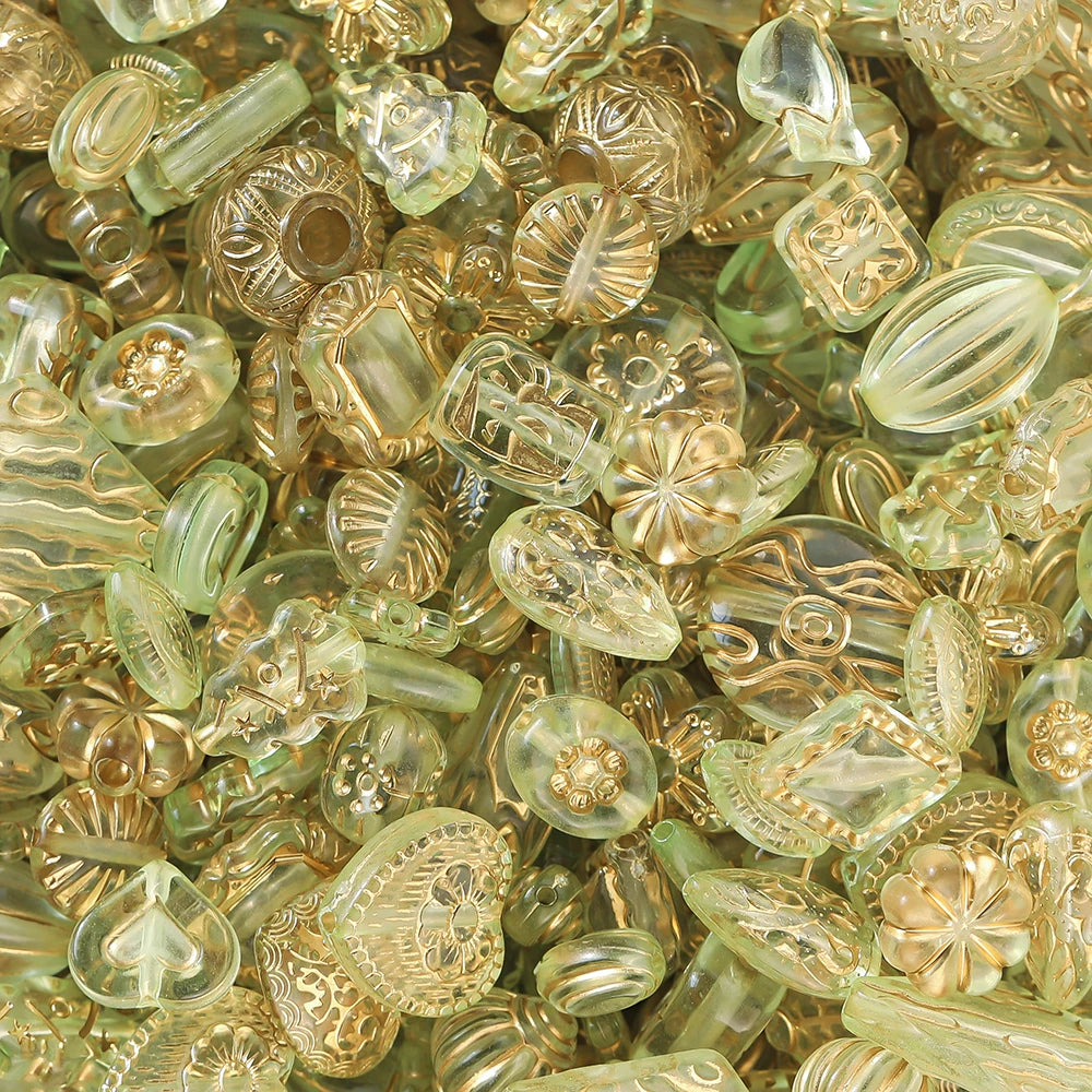 Mixed Classical Acrylic Spacer Beads for DIY Jewelry Making