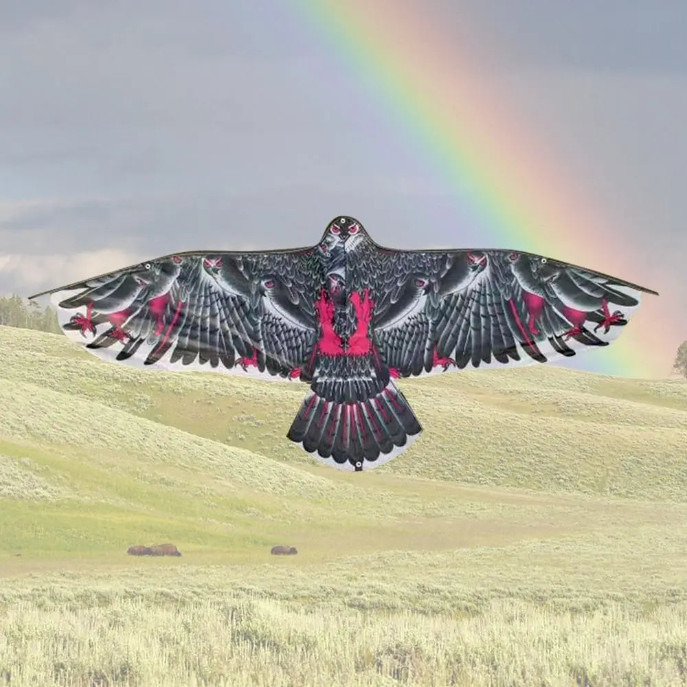 Eagle Pattern Kite with 30m Line – Easy-Fly Outdoor Toy for Kids