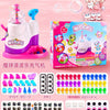 A creative DIY balloon modeling kit featuring various colored balloons and an inflator tool for making balloons.