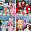 16cm Articulated Fashion Doll with Big Eyes and Dress-Up Outfit