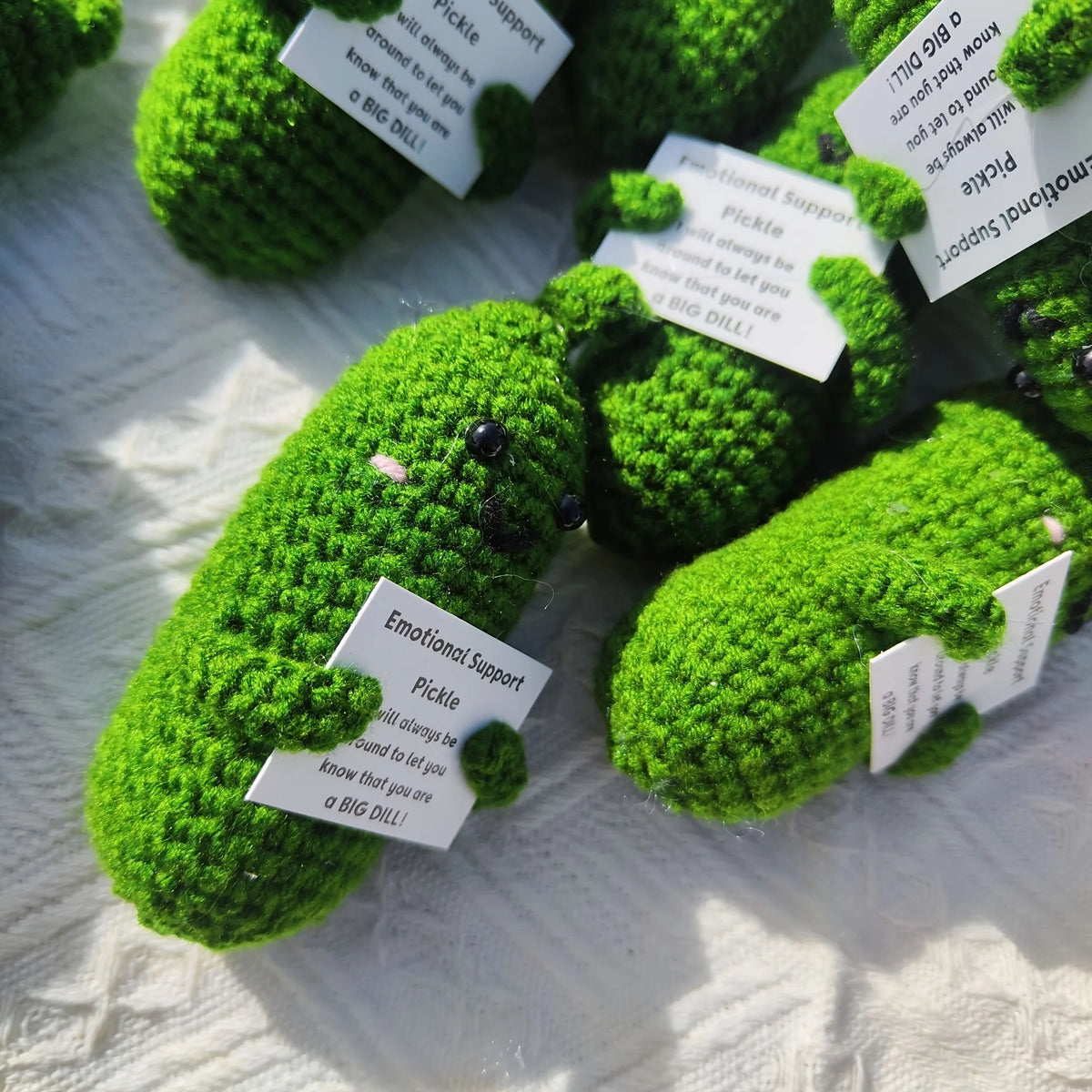 Quirky Pickle Plush Pillow – Soft Humor Decor