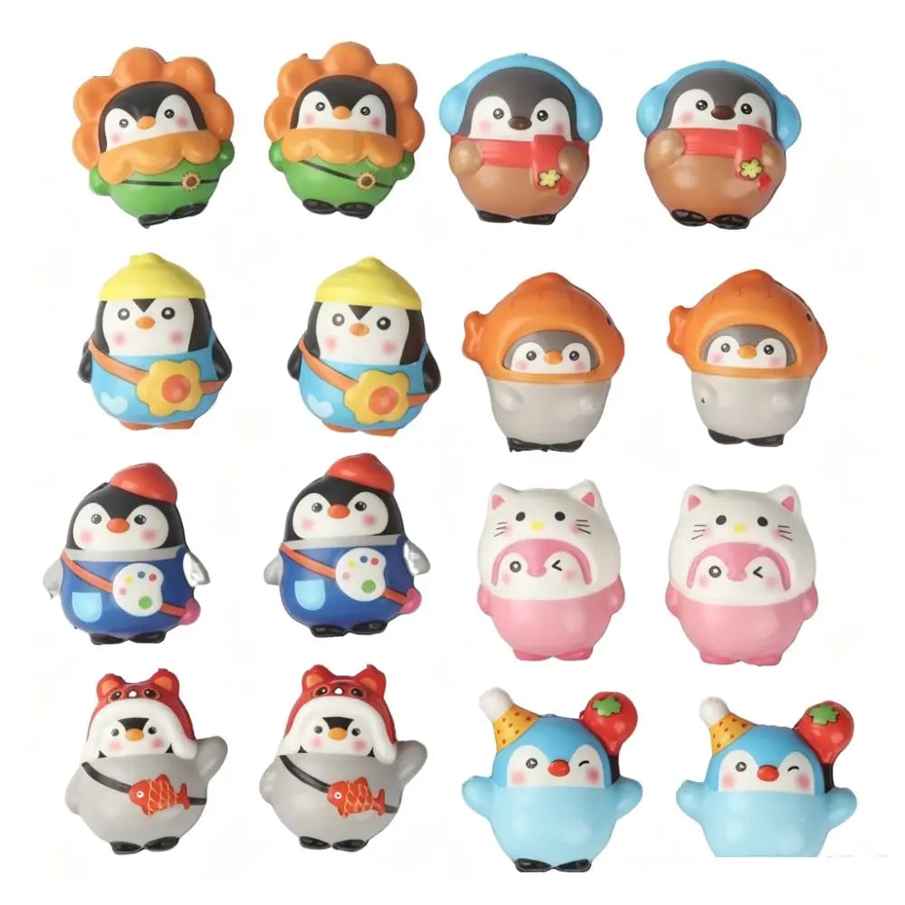 Kawaii Slow-Rising Squeeze Fidget Toys – Set of 12