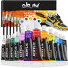 Professional Acrylic Leather Paint Set for Shoes, Bags & DIY Projects