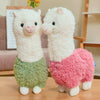 Soft Alpaca Plush Toy – 25cm Cute Three-Tone Stuffed Animal