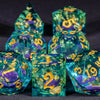 Liquid Core Dice Set for Dungeons & Dragons | Sharp Edge Resin RPG Dice