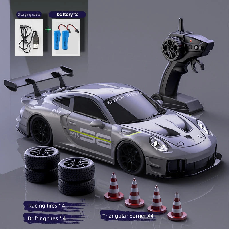 4WD High-Speed RC Drift Truck with LED Lights