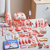 A colorful kids doctor play set featuring various medical tools, including a stethoscope, syringes, and toy instruments.