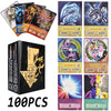 A collection of 100 Yu-Gi-Oh! anime style trading cards featuring classic monsters and Egyptian gods.