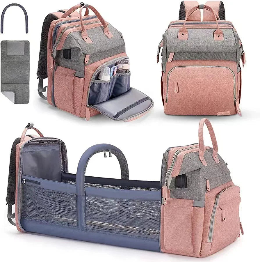 Multifunctional Diaper Backpack for Babies & Toddlers