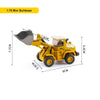Diecast Engineering Vehicle Set for Kids - 4-Piece Construction Toy Collection