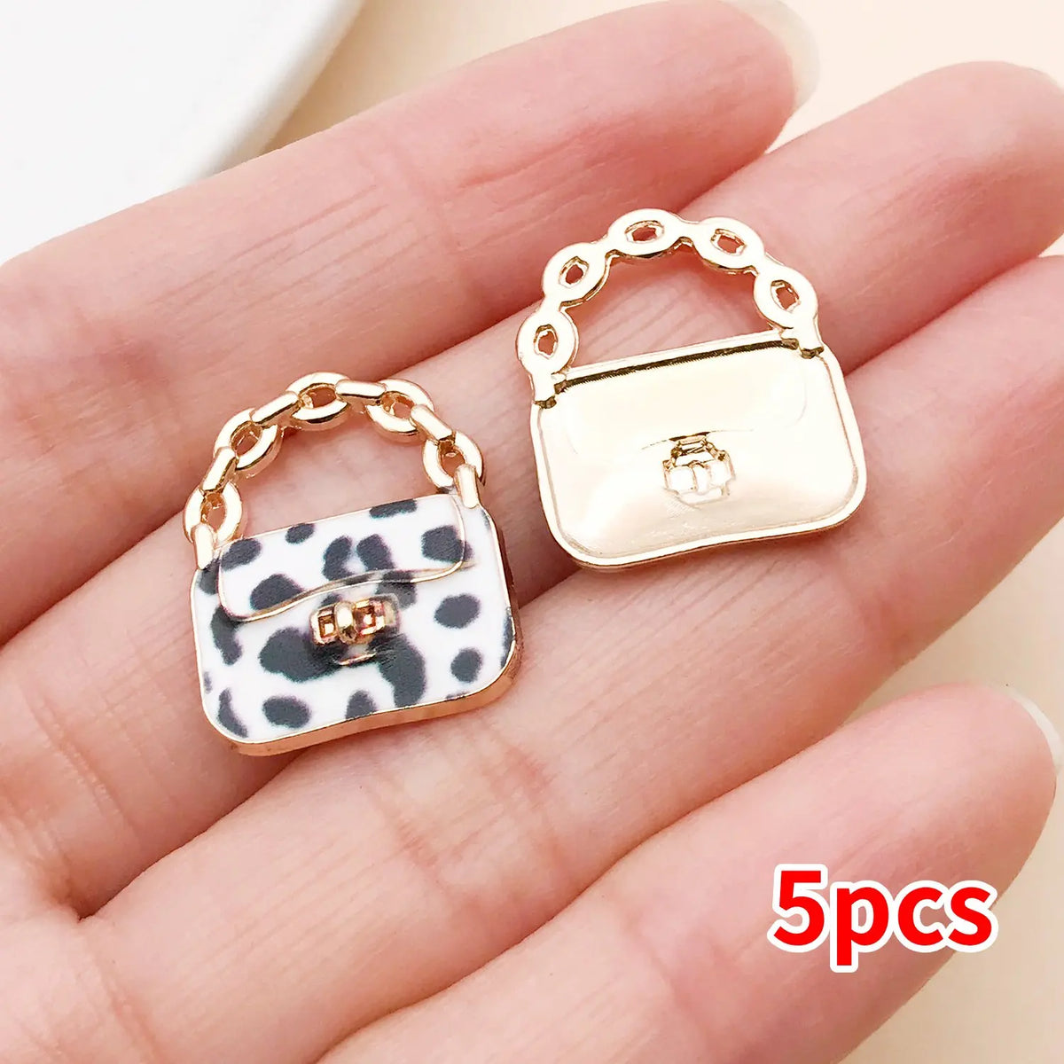 Colorful Enamel Handbag Charms for Jewelry Making