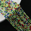 2mm Austrian Crystal Spacer Beads – White AB Finish
