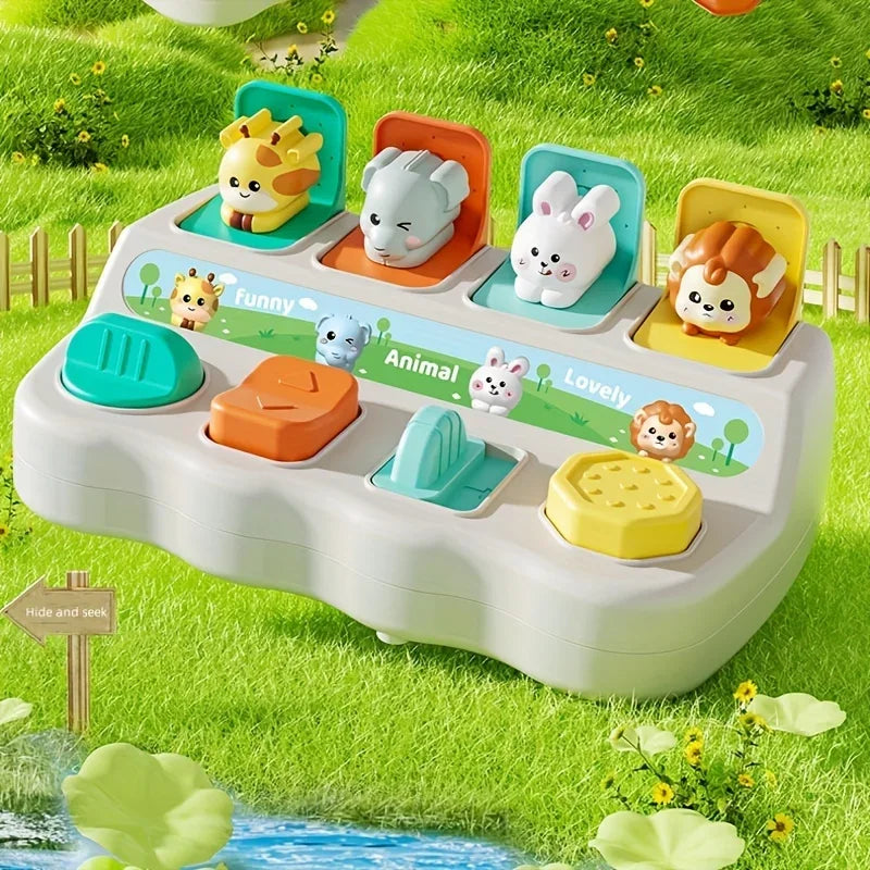 Montessori Pop-Up Animal Toy & Learning Box Set