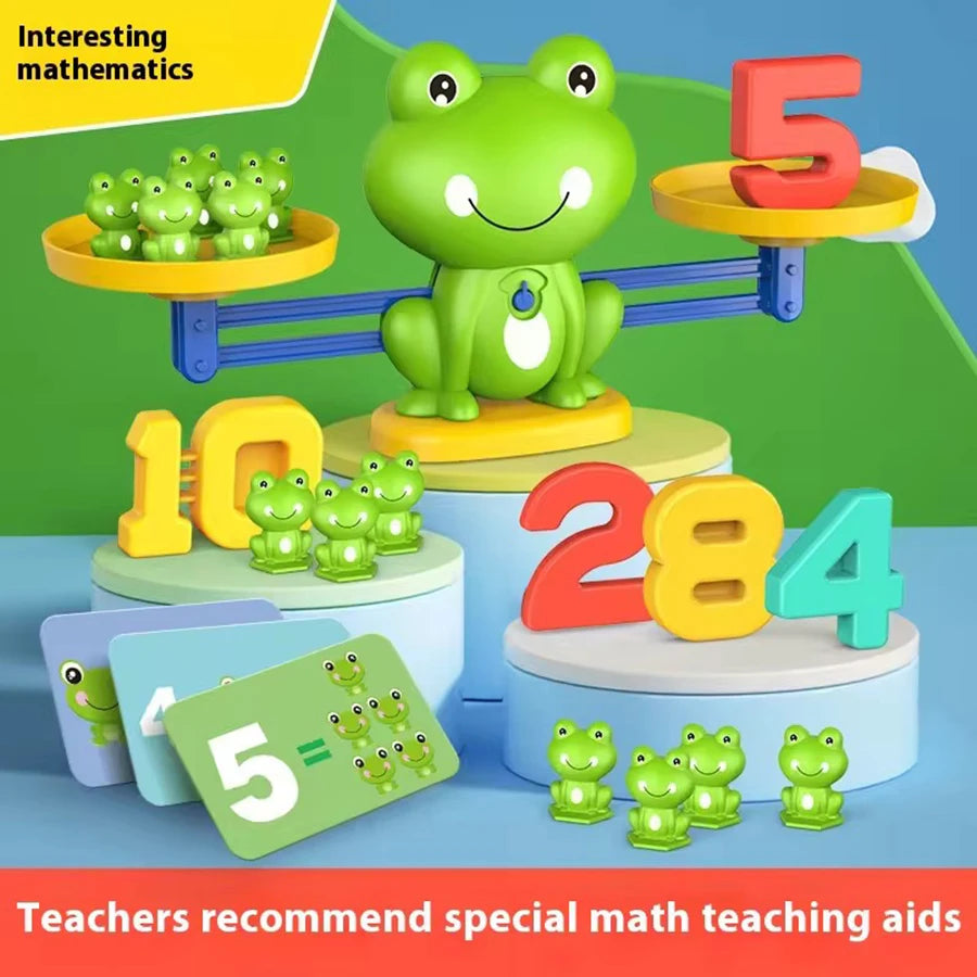 Frog Balance Math Game for Kids – Early Learning Addition & Subtraction Toy