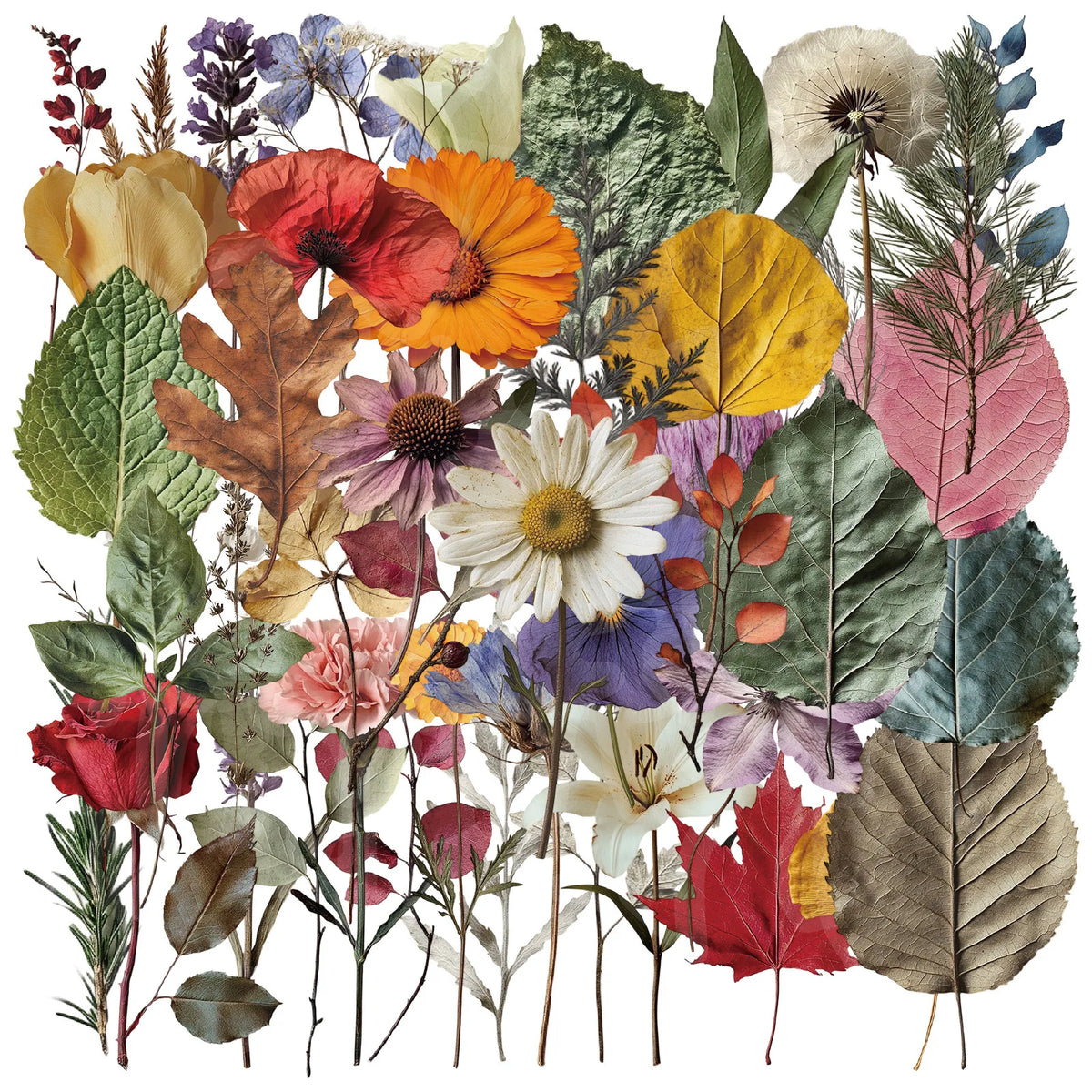 Cute Plant Stickers - Waterproof Botanical Decals for Laptops, Phones & More