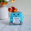 Crochet Dumpster Fire Decorative Doll