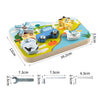 Farm Animal Wooden Screw Puzzle Toy Set with Child-Safe Tools