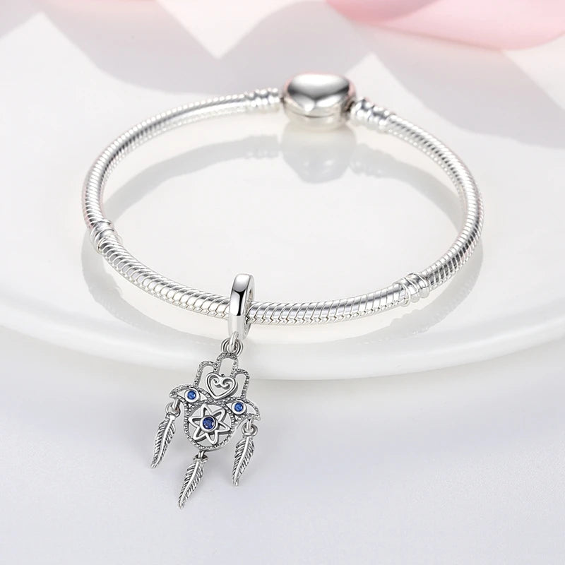 Classic Charm Bead with Cubic Zirconia Accent