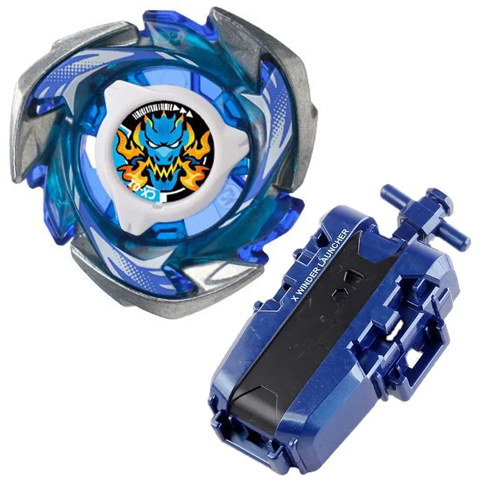 Metal Fusion Spinning Top Battle Set with Launcher