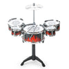 Kids' Jazz Drum Set with Cymbals – 9-Piece Musical Toy