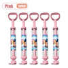 Five pink rotating water blaster toys for kids