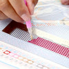 Stainless Steel Diamond Painting Ruler with Grooves