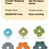 Rainbow Twist & Stack Nesting Rings Toy for Toddlers