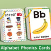 Alphabet Phonics Flash Cards for Toddlers