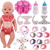Doll Care Accessory Set with Water Towel and Underwear