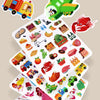 Reusable Sticker Book for Kids with Multi-Scene Bubble Jelly Stickers