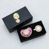 Personalized Rhinestone Pacifier & Clip Gift Set with Box
