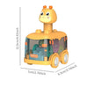 Press and Go Animal Light-Up Gear Car Toy for Toddlers