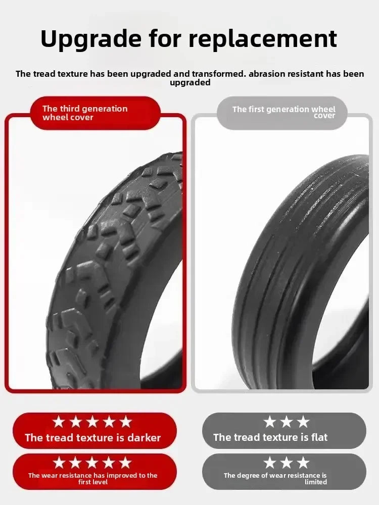 Silicone Luggage Wheel Protector Covers – Set of 8