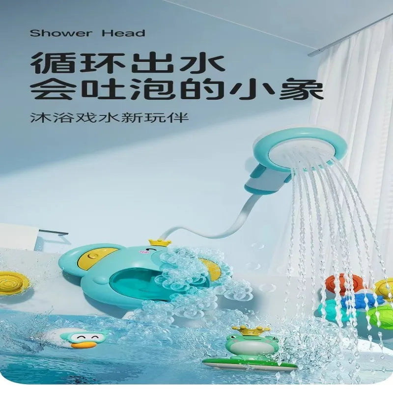 Elephant Bubble Blower Shower Toy for Kids