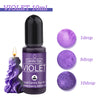 Violet 10ml candle dye bottle with dropper and purple liquid pigment samples