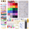 Rainbow Polymer Clay Bead Kit for DIY Jewelry Making