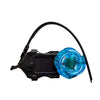 A black launcher and spinning top set for a 4D Metal Fusion battle game.